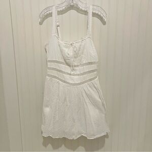Abercrombie & Fitch White Milkmaid Dress